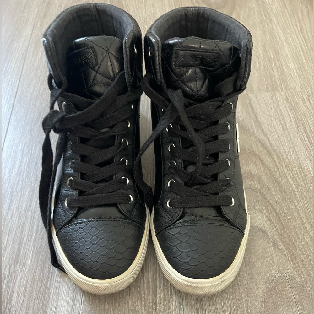Guess Black High-Top Sneakers